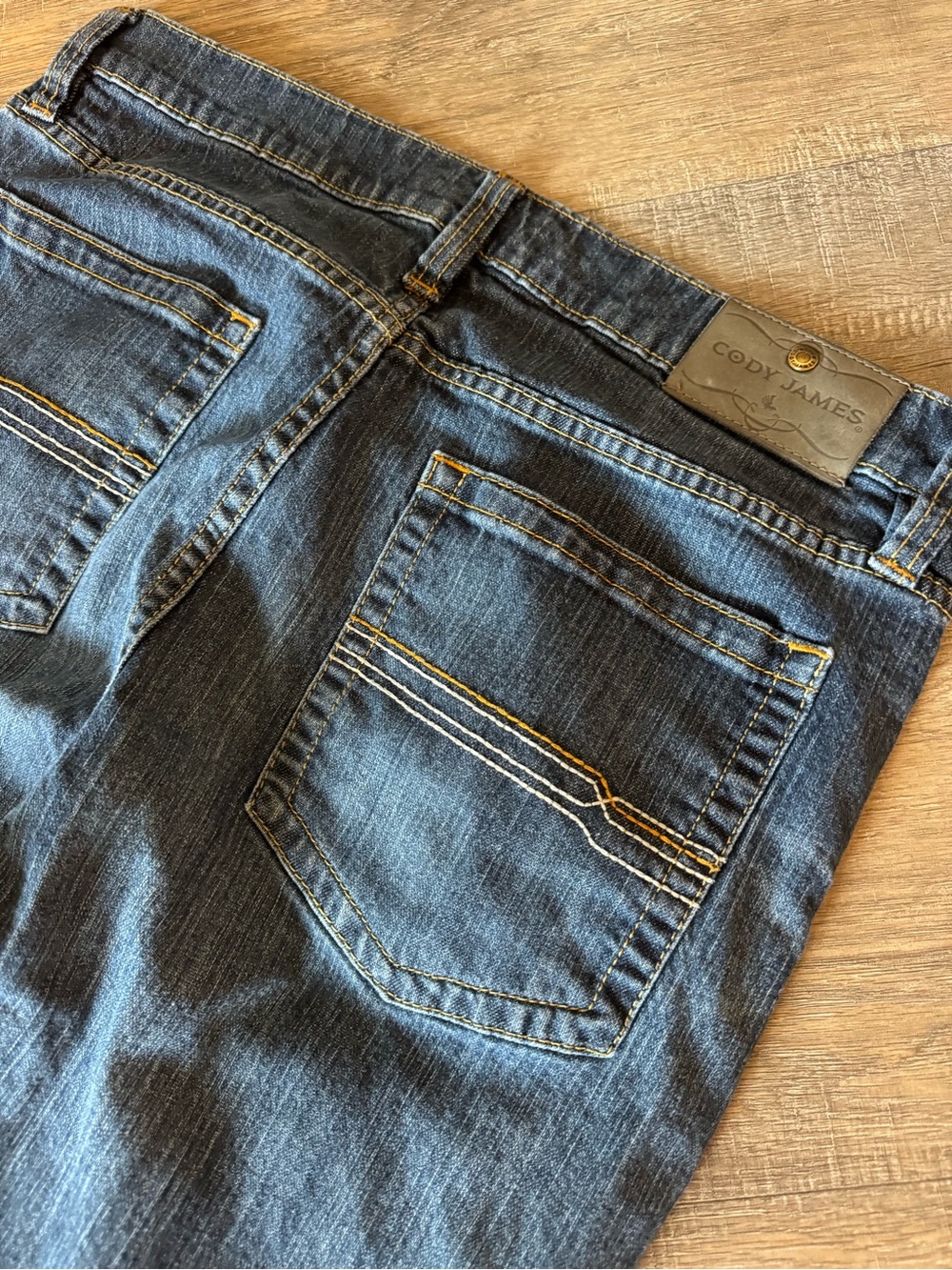 Cody James Men's Dark Blue Jeans 36x32 - Picture 6 of 7
